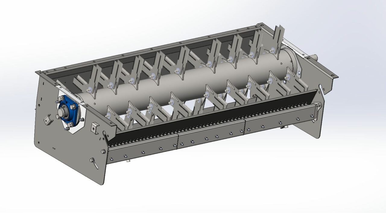 Чертеж Блок измельчителя на 76 ножей (аналог 142.14.07.100 Акрос)