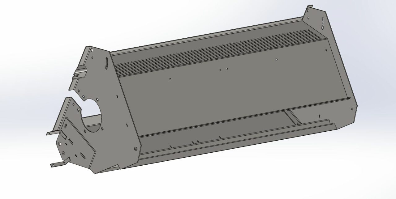 Чертеж Корпус блока измельчителя (аналог 181.14.02.010 Торум)