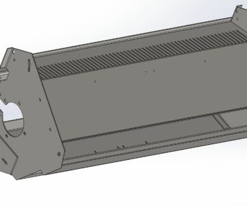 Чертеж Корпус блока измельчителя (аналог 181.14.02.010 Торум)