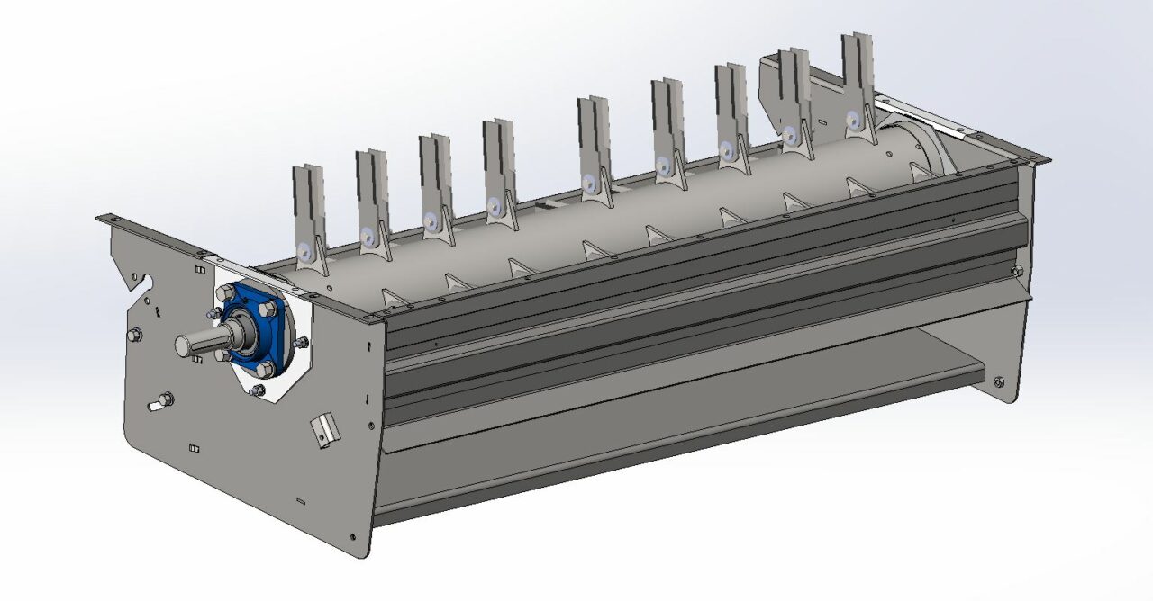 Чертеж Блок измельчителя на 76 ножей (аналог 142.14.07.100 Акрос)