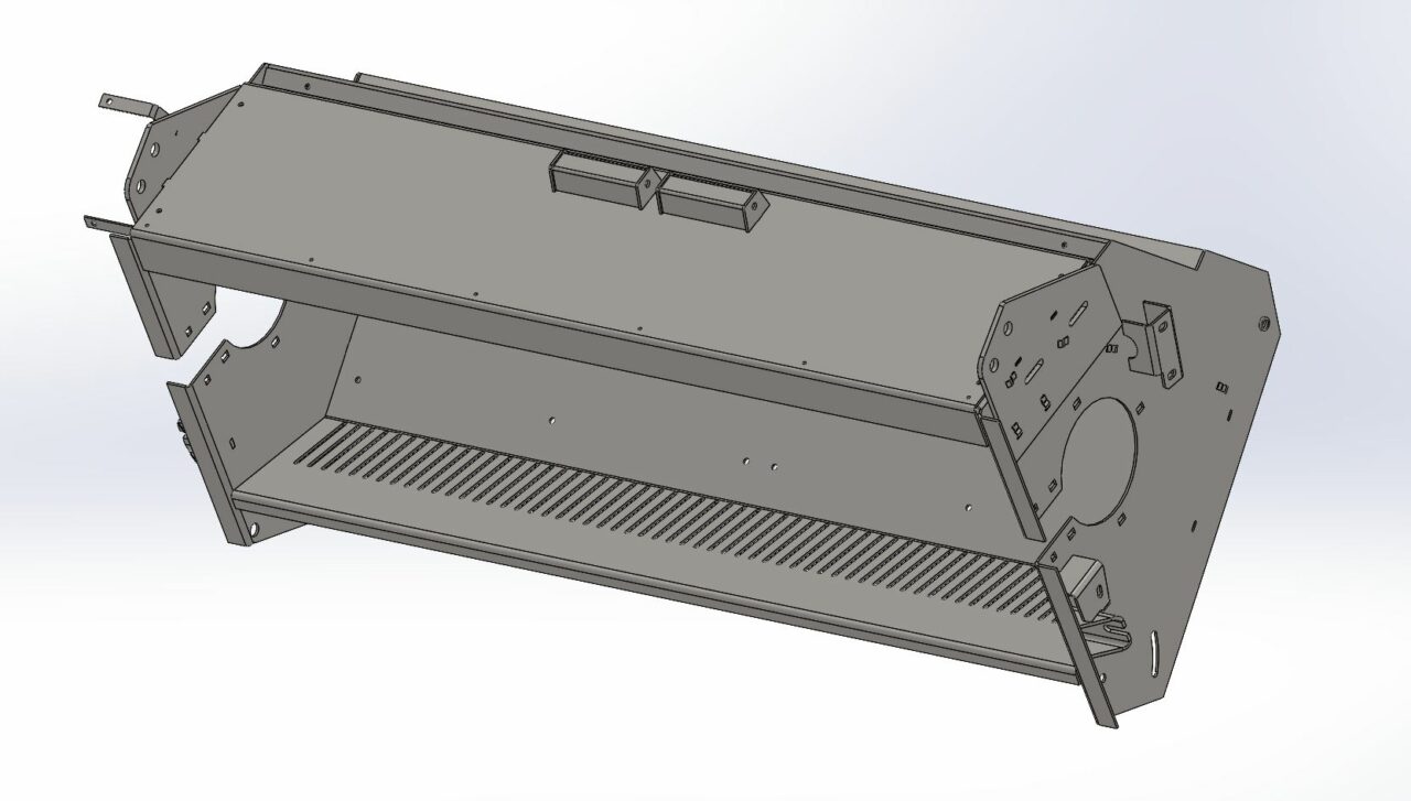 Чертеж Корпус блока измельчителя (аналог 181.14.02.010 Торум)