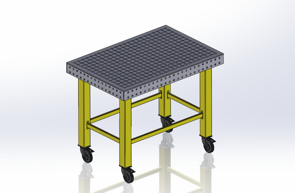 3D модель Сварочный стол 1200x800