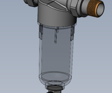 Чертеж Фильтр сетчатый Гейзер Бастион 111