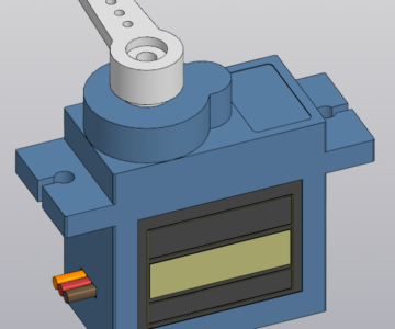 3D модель Сервопривод SG90