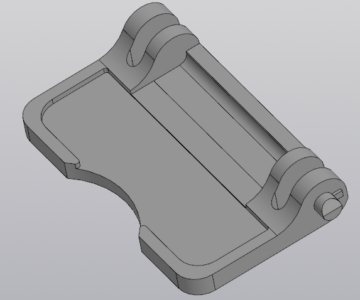 3D модель Сменная ножка для клавиатуры 29 на 48 мм.