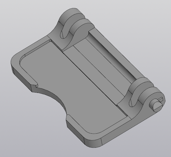 3D модель Сменная ножка для клавиатуры 29 на 48 мм.