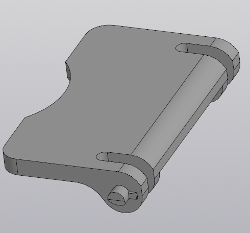 3D модель Сменная ножка для клавиатуры 29 на 48 мм.
