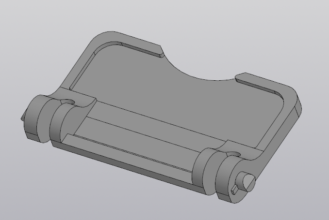 3D модель Сменная ножка для клавиатуры 29 на 48 мм.