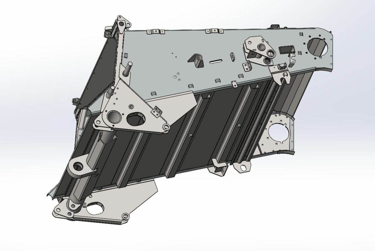 Чертеж Корпус наклонной камеры (аналог 142.03.01.000-01 Вектор)