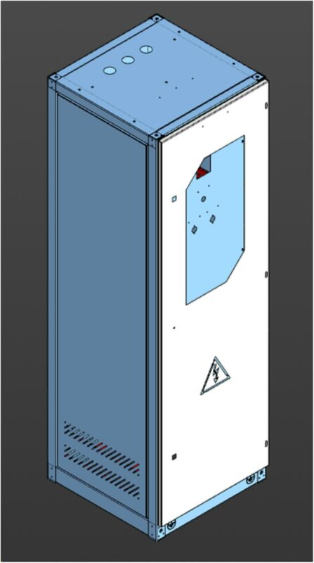 3D модель Каркас ШСН оцинкованная Размер 600х600х1900 (ДхШхВ)