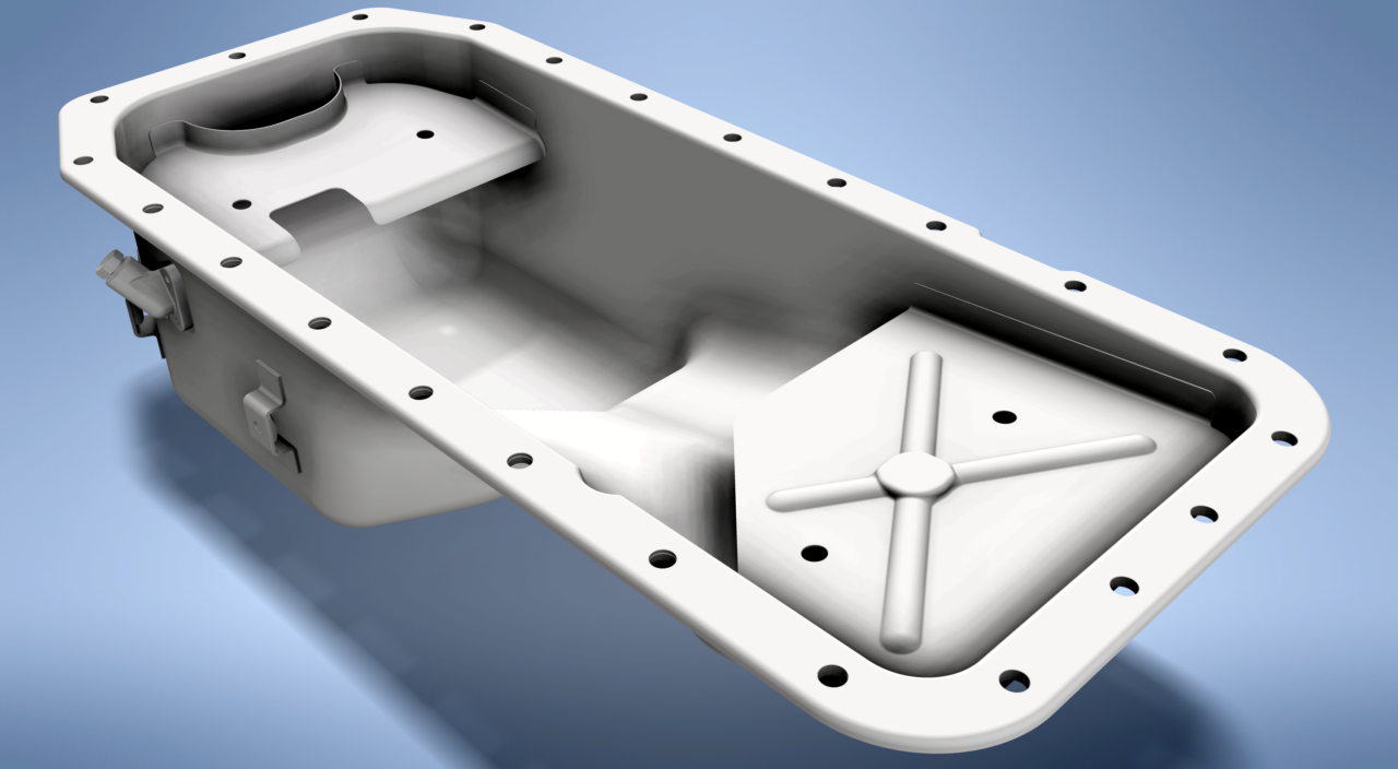 3D модель Картер масляный ССД ГАЗ-66