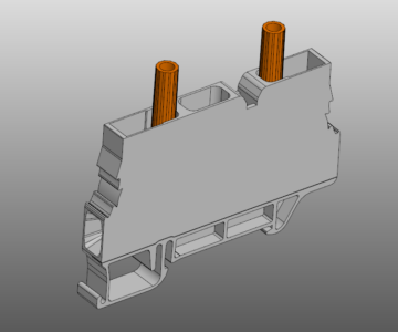 3D модель Клемма измерительная MRK Test 6