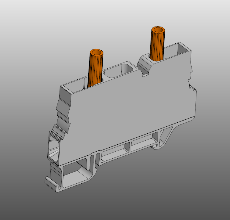 3D модель Клемма измерительная MRK Test 6