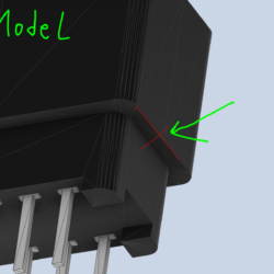 3D модель Параметрическая модель разъёма KLS1-603C-XX-S