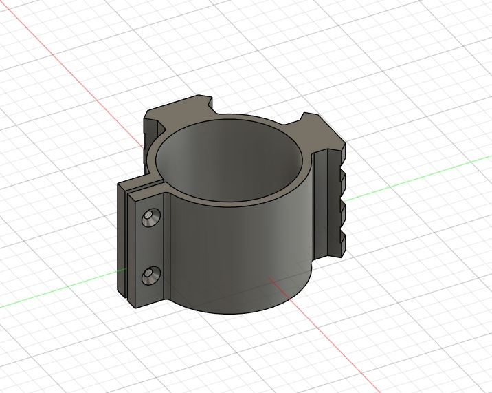 3D модель Кольцо с планками для ВСС/АС ВАЛ