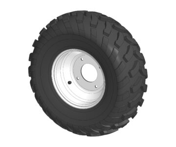 3D модель Колесо в сборе размер 19Х7-8