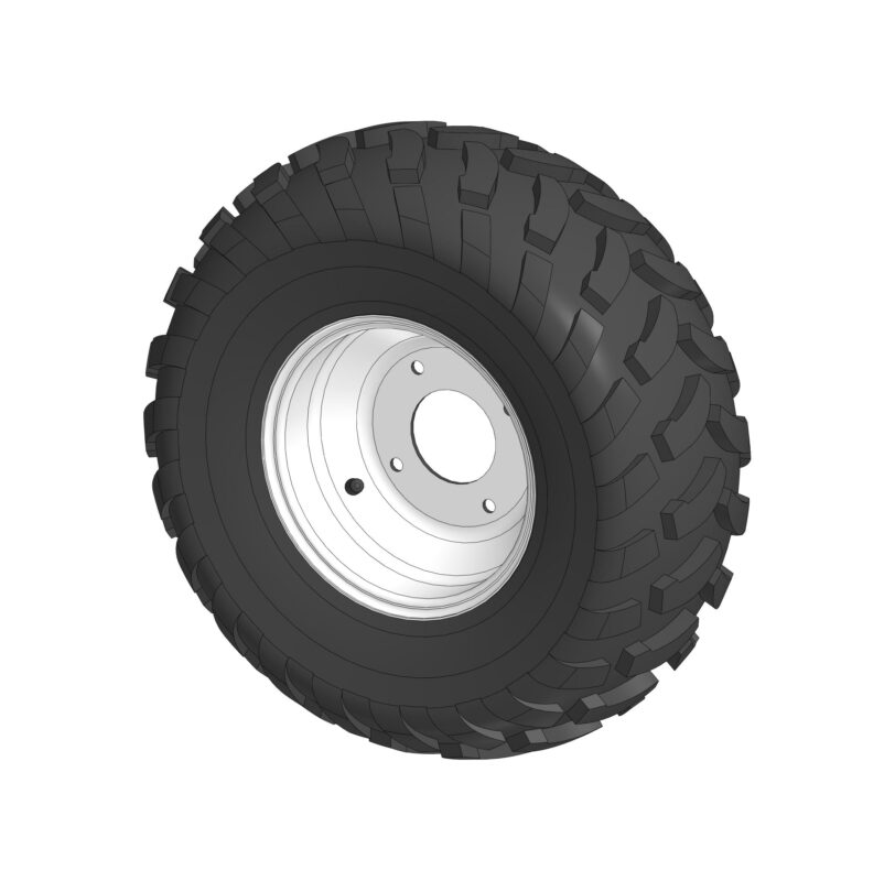 3D модель Колесо в сборе размер 19Х7-8