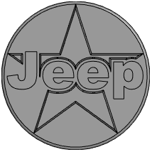 3D модель Колпачок GRAND CHEROKEE ZJ