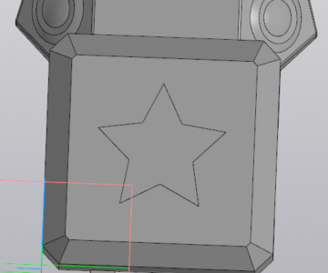 Чертеж Крышка объектива карданного подвеса камеры на MAVIC 3 PRO