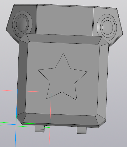 Чертеж Крышка объектива карданного подвеса камеры на MAVIC 3 PRO