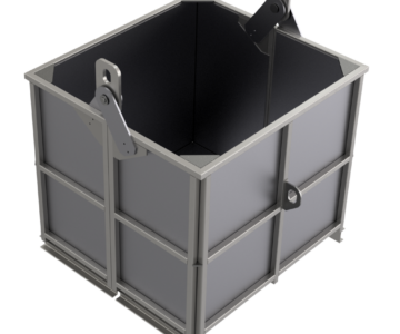 3D модель Контейнер самораскрывающийся (челюстной), 2м3