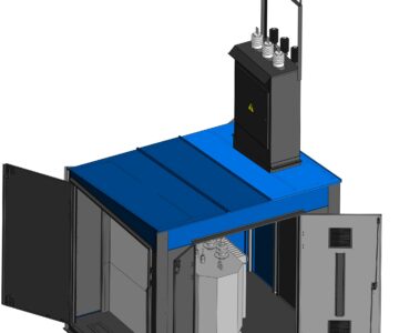 3D модель 3Д модель трансформаторной подстанции 2000 х 2500 х 2400 мм