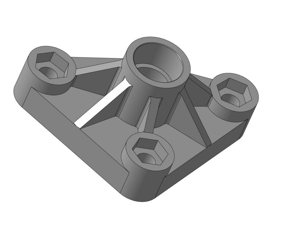 3D модель Втулка трапеции стеклоочистителя Nissan на подшипниках