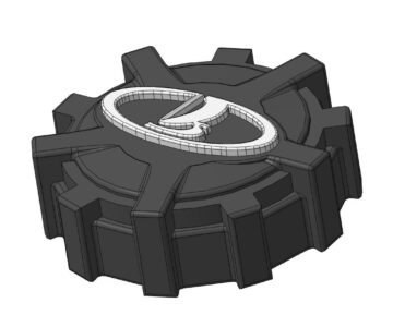 3D модель Крышка расширительного бачка ВАЗ 2108