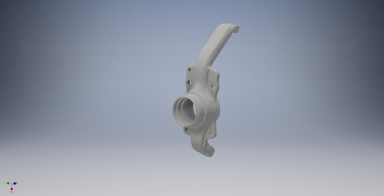 3D модель Кулак поворотный правый автомобиля LADA Niva.