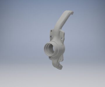 3D модель Кулак поворотный правый автомобиля LADA Niva.