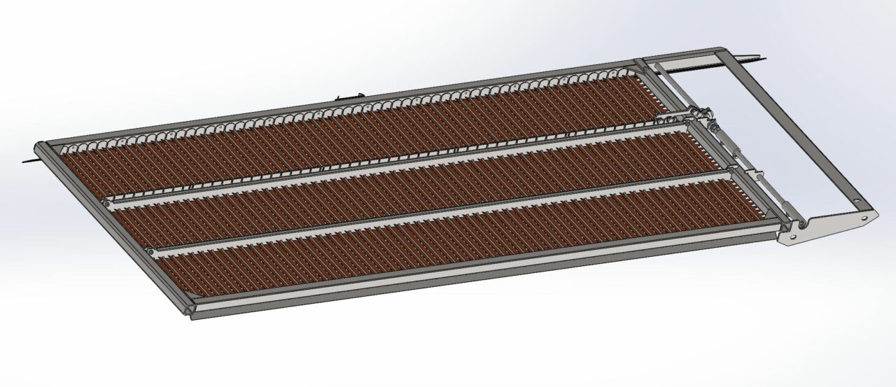Чертеж Решето нижнее левое (аналог 181.21.04.000 Торум)