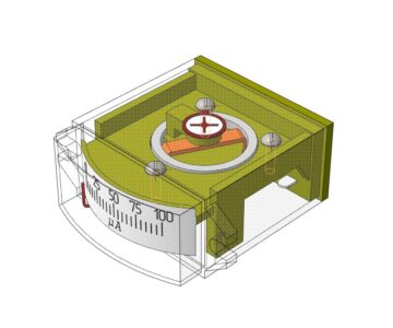3D модель Микроамперметр М4248