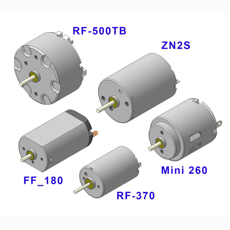 3D модель Минидвигатели (подборка)