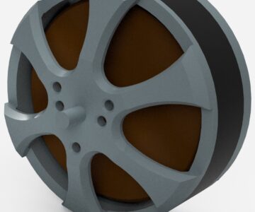 Чертеж Бесколлекторный мотор типоразмера MN5208