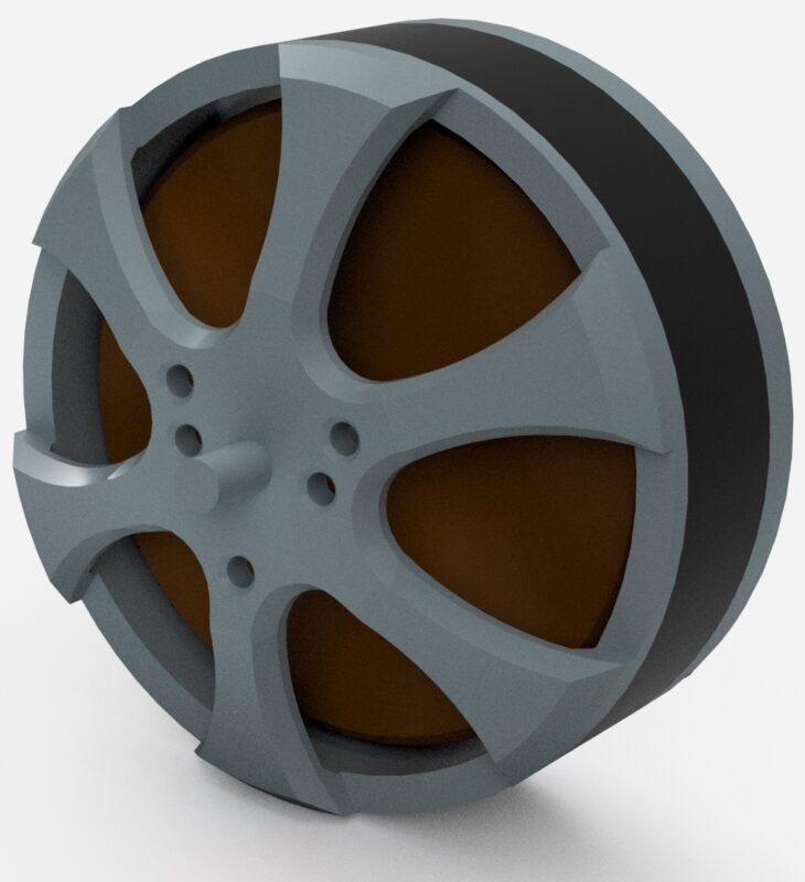 Чертеж Бесколлекторный мотор типоразмера MN5208