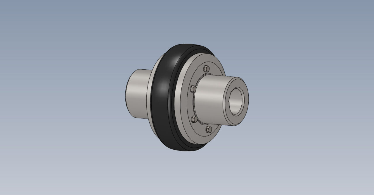 3D модель Муфты упругая с торообразной оболочкой 200-40