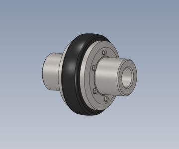 3D модель Муфты упругая с торообразной оболочкой 200-40