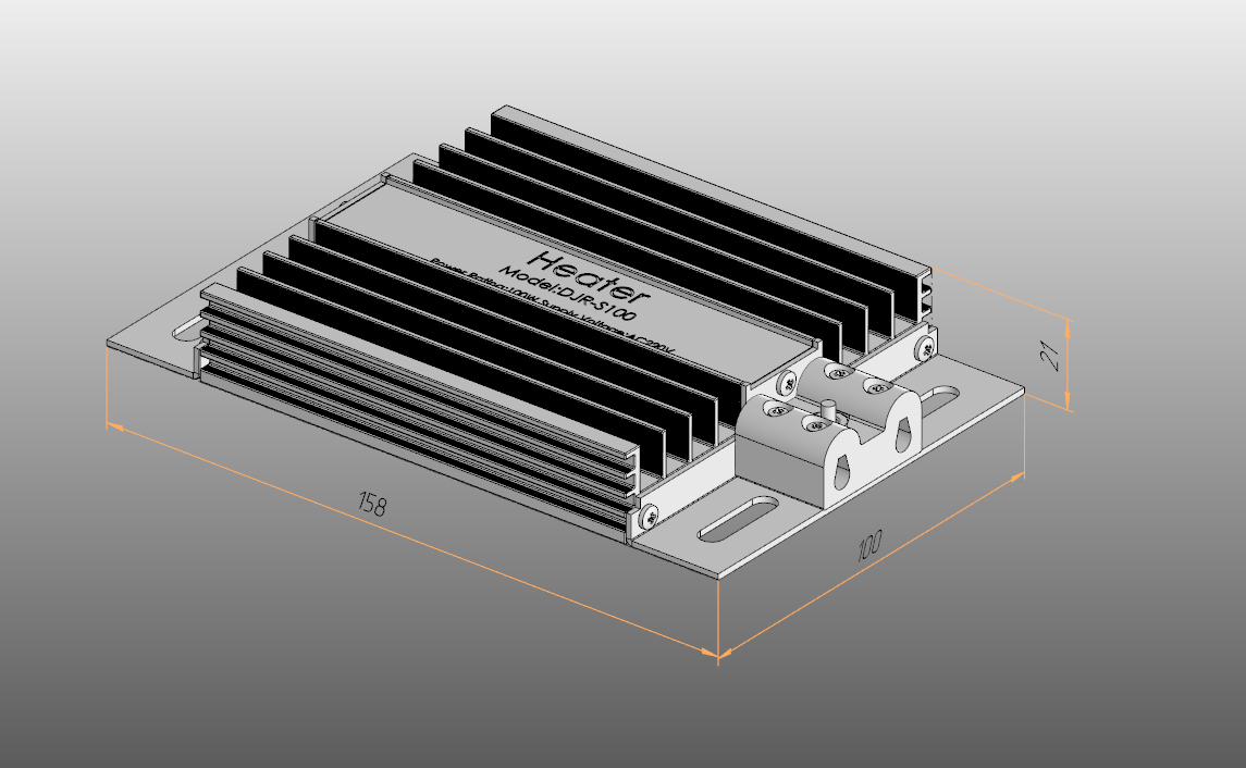 3D модель Нагревательный элемент DJR-S100