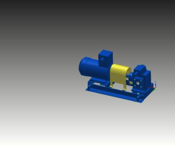 3D модель Насос НМШ12-25-10-4-ТВ1-Р3-Б1 У3 ТУ 26-06-1529-88