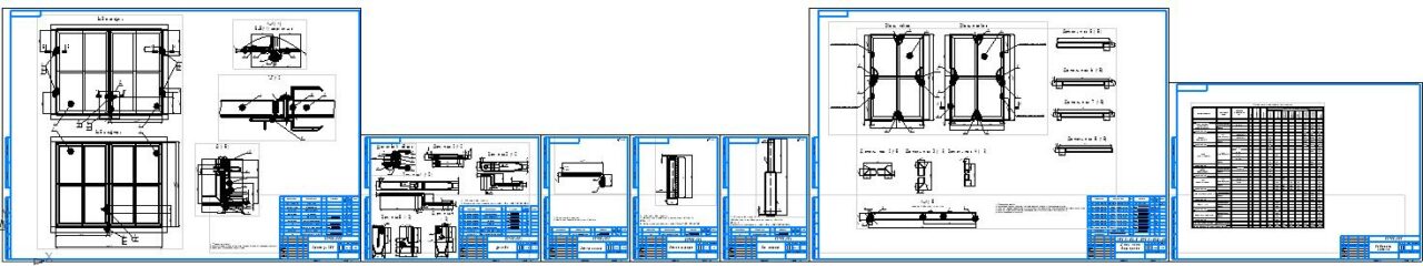 Чертеж Ворота стальные глухие В2000хШ2500