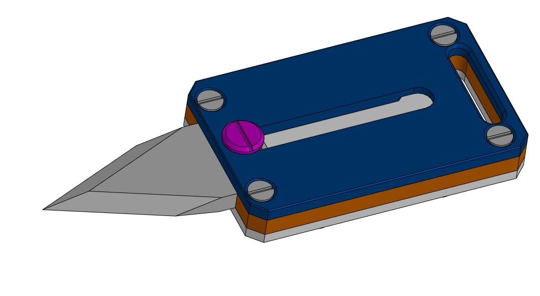 3D модель Ножик-брелок