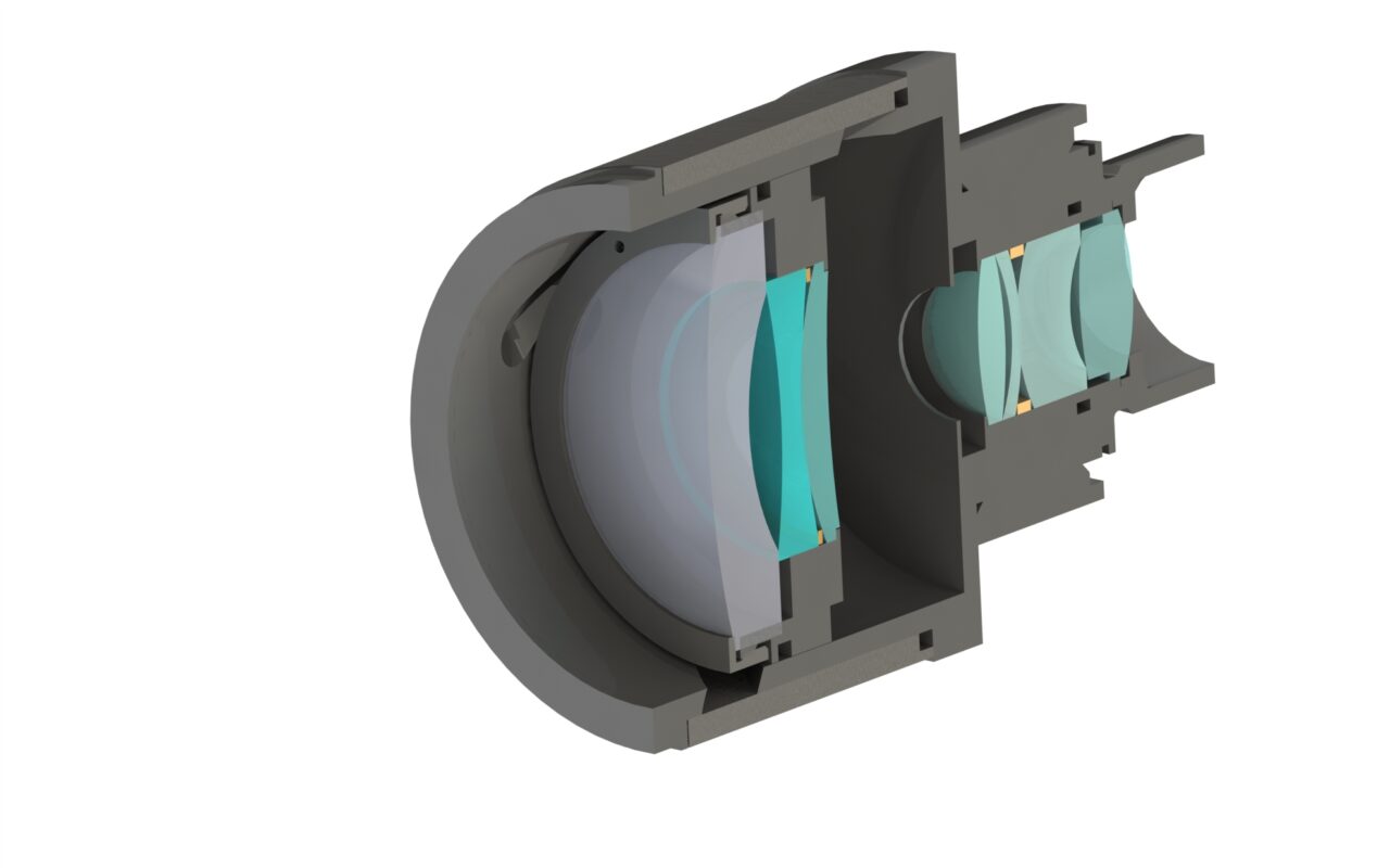 3D модель Объектив CCTV 2.8-12