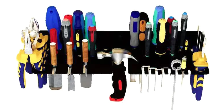 3D модель Органайзер для хранения хранения, молотков и плоскогубцев