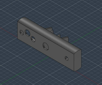 3D модель Крепление маски орудия Heng Long German Tiger