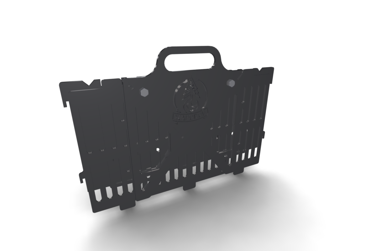 3D модель Разборный мангал 520х300х357