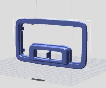 3D модель Корпус плафона освещения салона Kia Ceed первого поколения 1