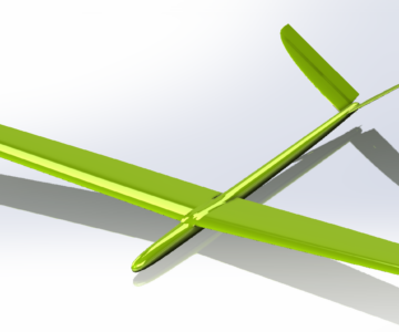 3D модель Модель планера 2.4м