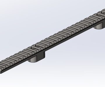 3D модель Планка WEAVER на резервуар пневматики