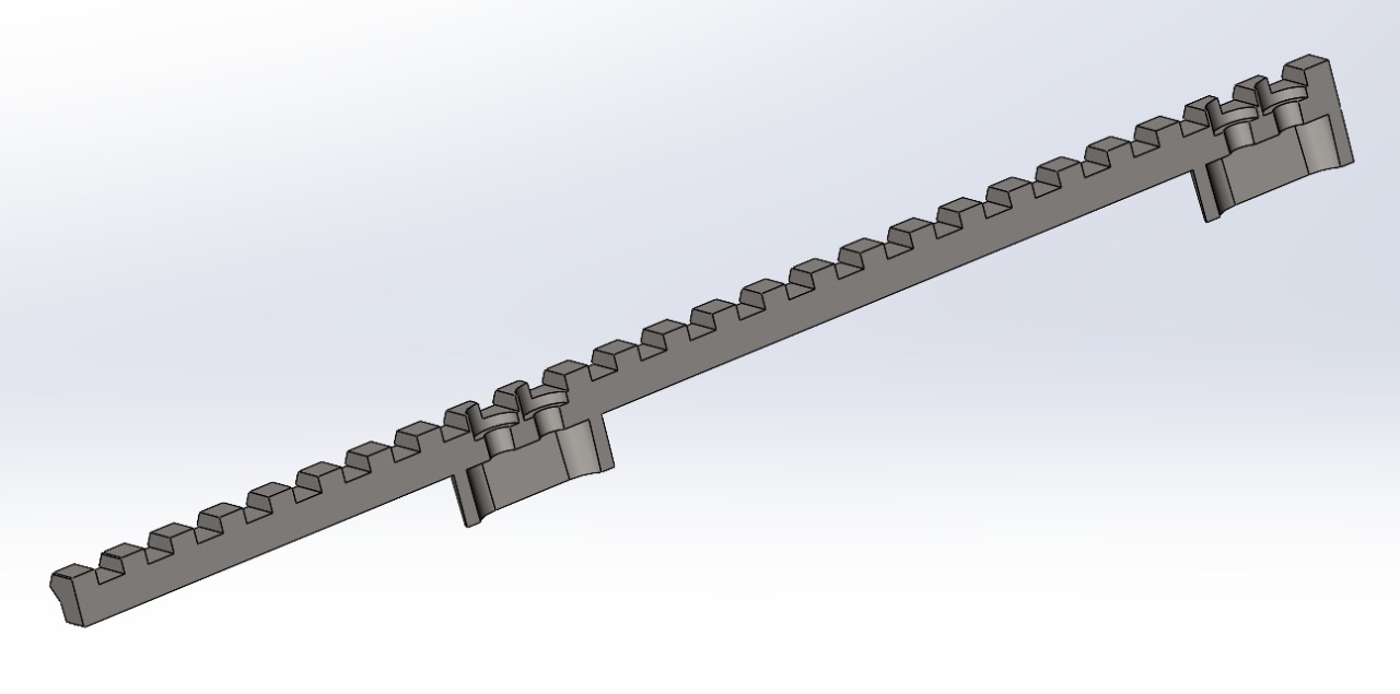 3D модель Планка WEAVER на резервуар пневматики