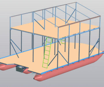 3D модель Плот "Звездолет 1"